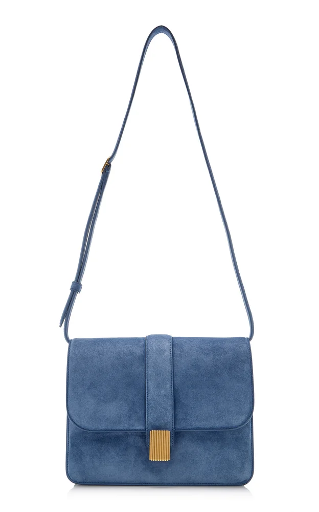 Blake Suede Crossbody Bag