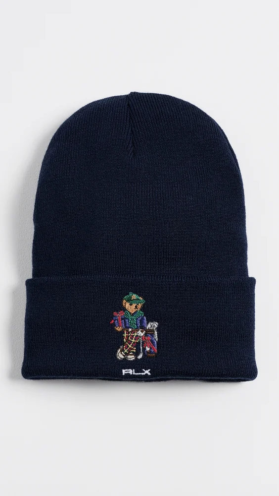 Holiday Bear Gift Box Beanie