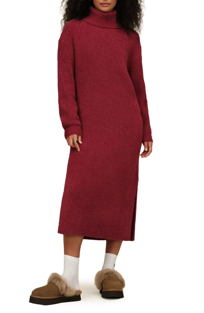 Atlie Turtleneck Rib Dress