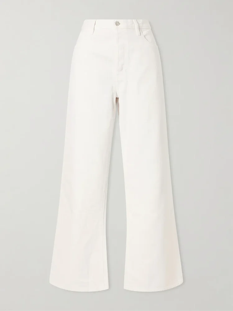 The Loose high-rise wide-leg jeans
