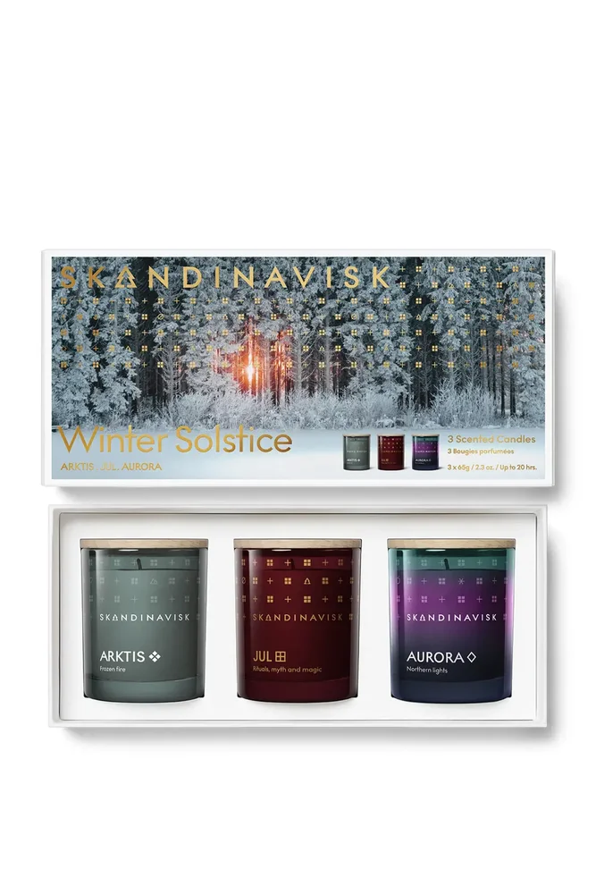 GIFTSET, Winter Solstice Candle 65g x 3