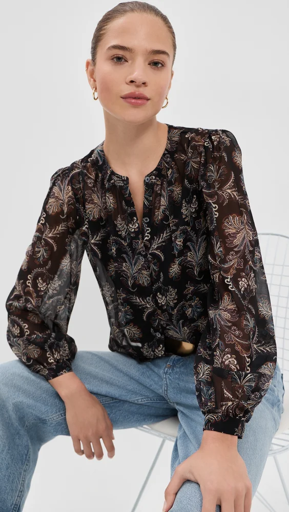 Ashlynn Silk Blouse