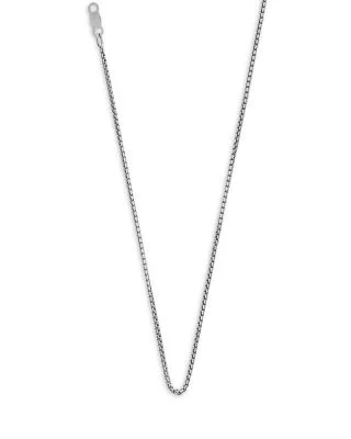 Venetian Sterling Silver Necklace, 18"