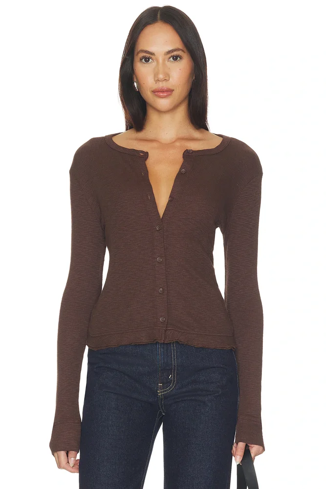 Ruffle Cardigan