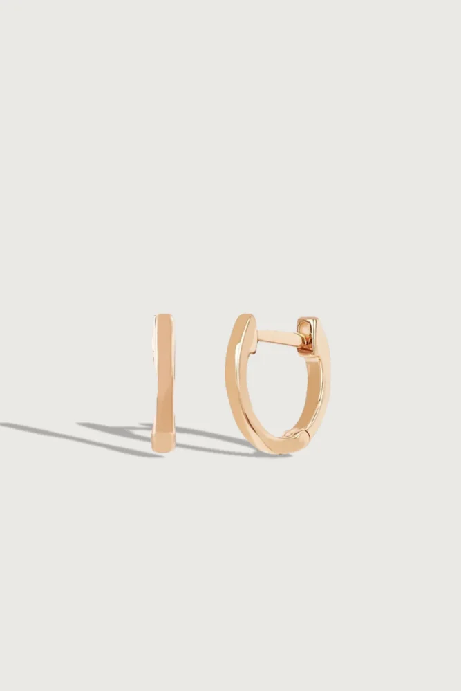 Mini Huggie Earring Rose Gold (Single)