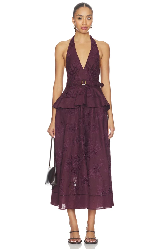 Izadora Longsleeve Midi Dress