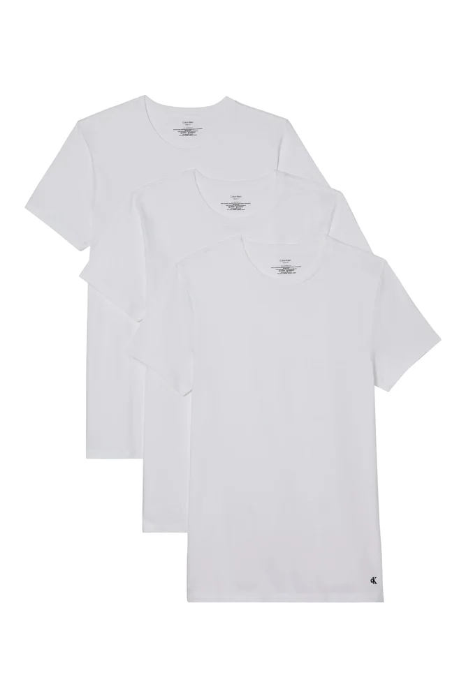 3-Pack Classic Cotton Crewneck T-Shirts
