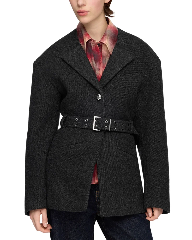 Grey Wool Jacket