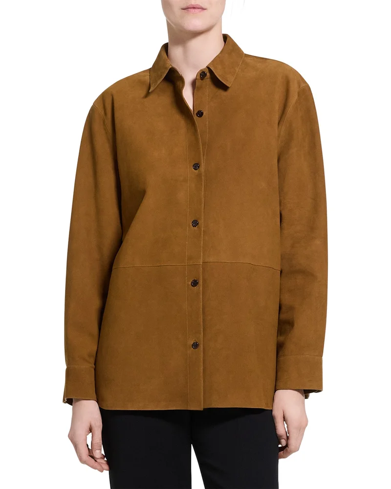 Suede Shirt Jacket
