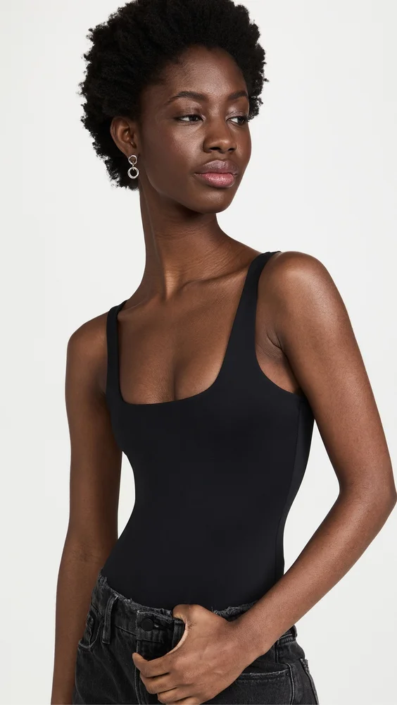 Sculpting Modern Tank Thong Bodysuit