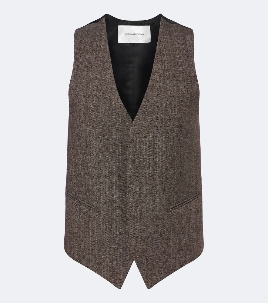 Pinstripe vest