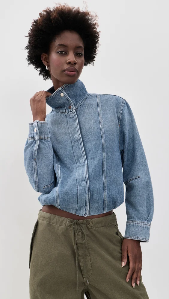 Denim Bubble Jacket