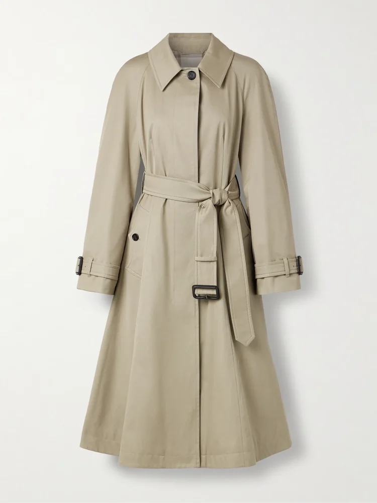 Ellingham belted cotton-gabardine trench coat