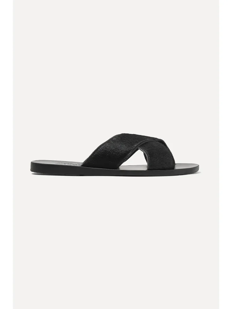 Thais calf hair slides