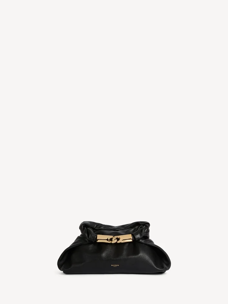 DINNER AT 8 small bag in smooth leather
