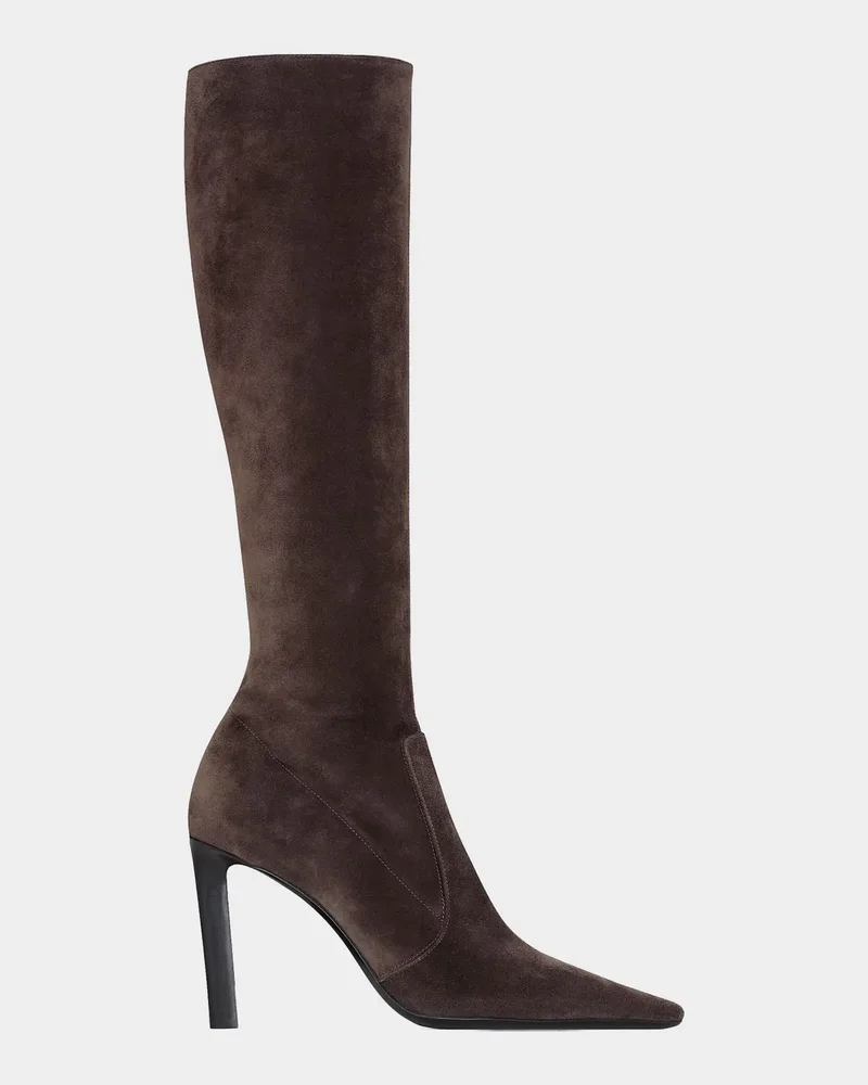 95mm Suede Knee-High Boots