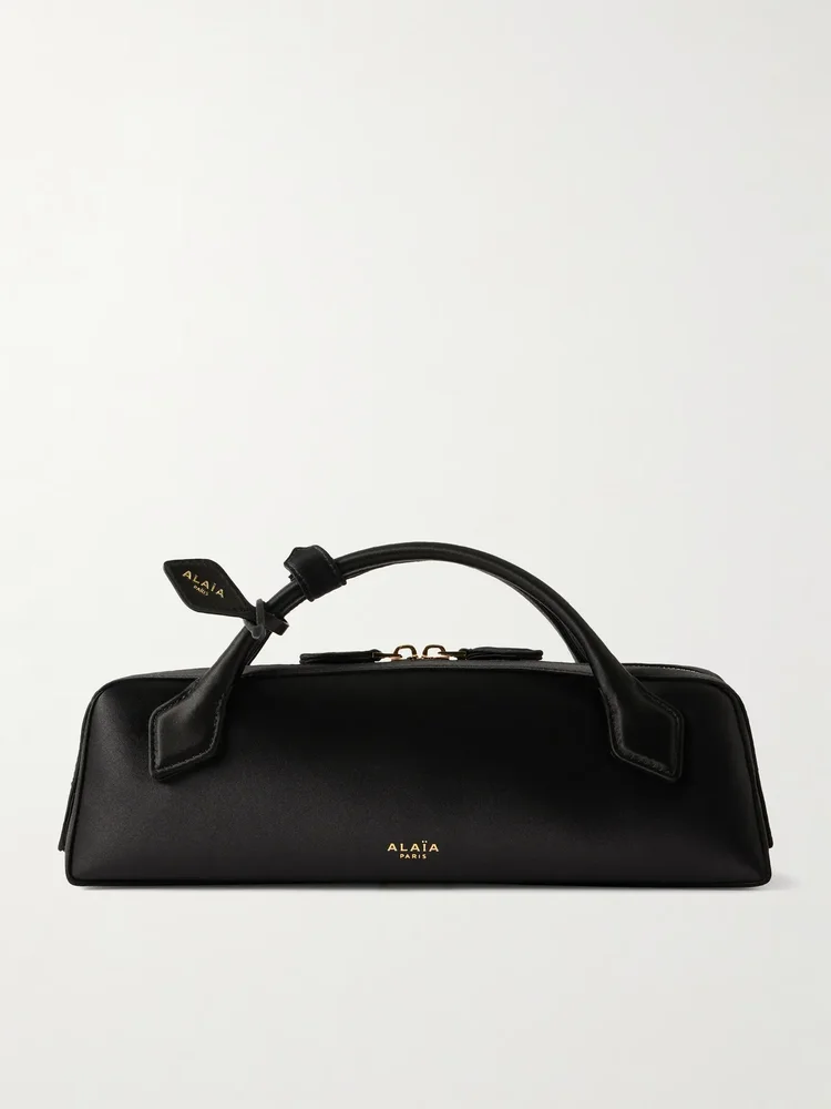 Le Teckle satin clutch bag