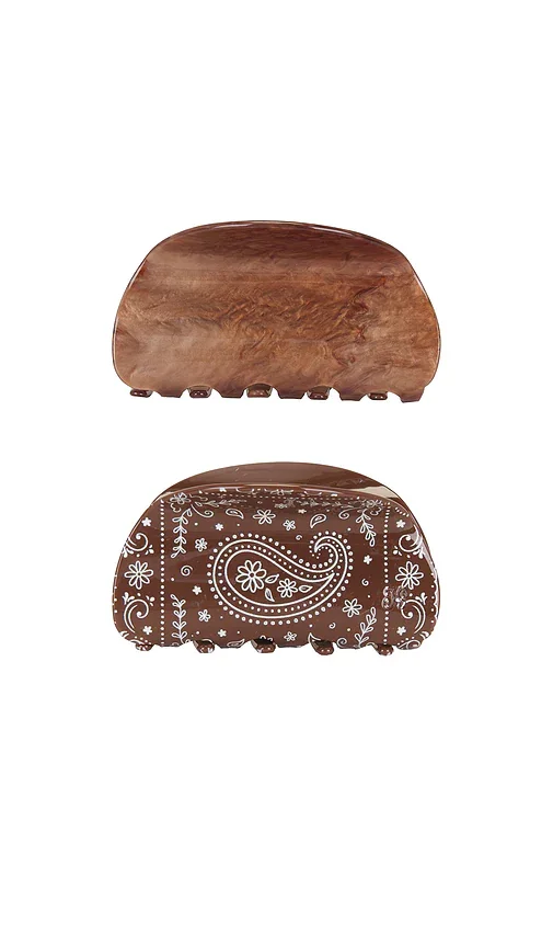 Bandana Claw Clip Set