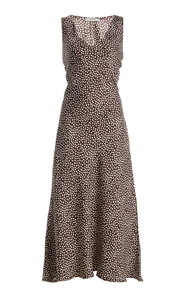 The Provence Silk Maxi Dress