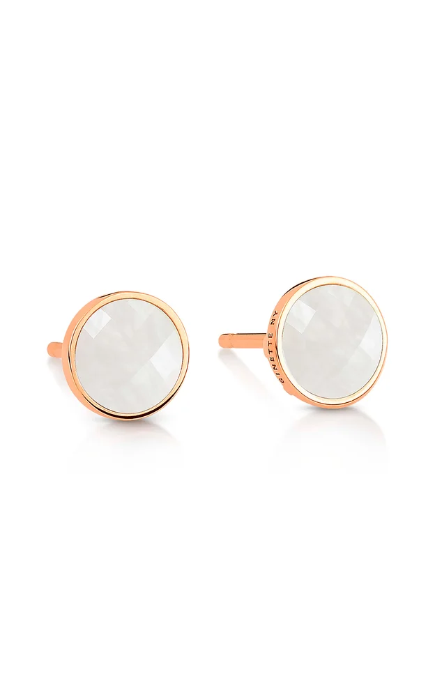 Pixie Ever Moonstone Disc Earrings