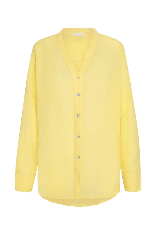 Barcelona Tunic - Meyer Crinkle Linen