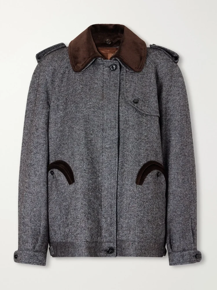 Chausie wool-blend jacket