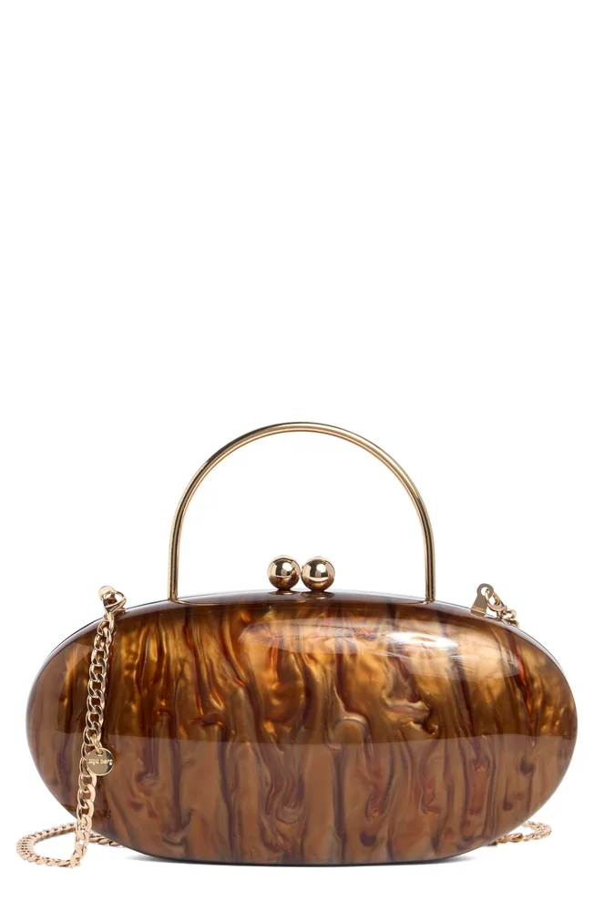 Imelda Acrylic Top Handle Bag