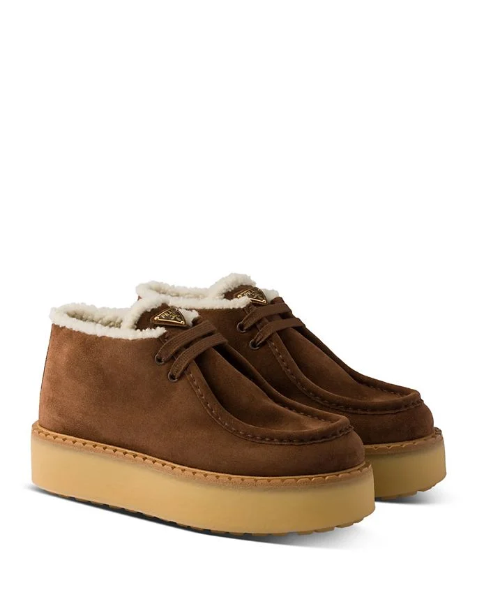 Prada Women’s Suede Chukka Boots