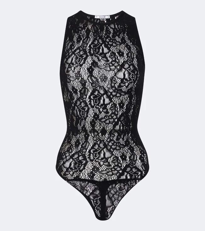 Infinite floral lace bodysuit