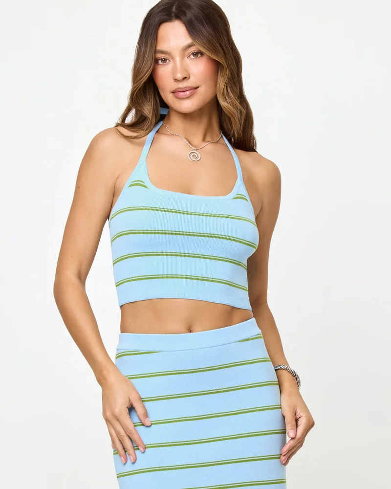 Positano Top - Barbados Stripe