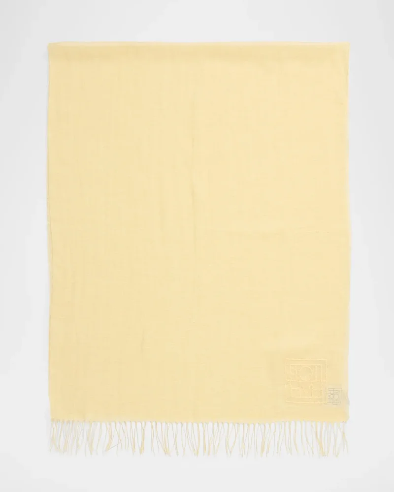 Monogram Linen Sarong