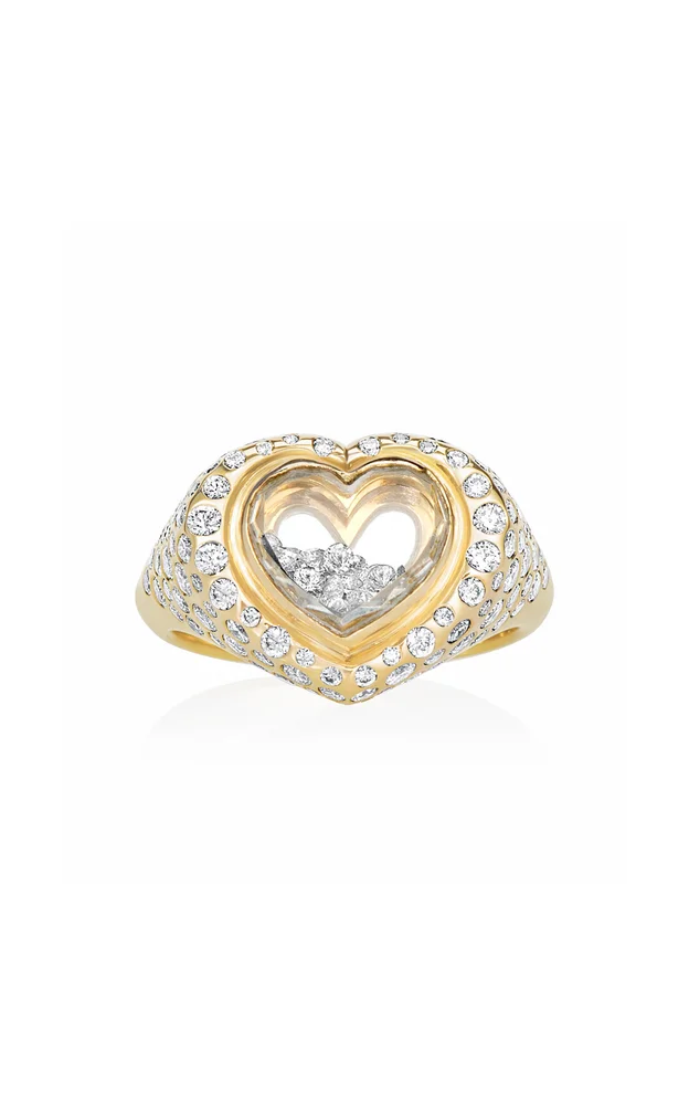 18k Yellow Gold Afeto Gala Signet Ring