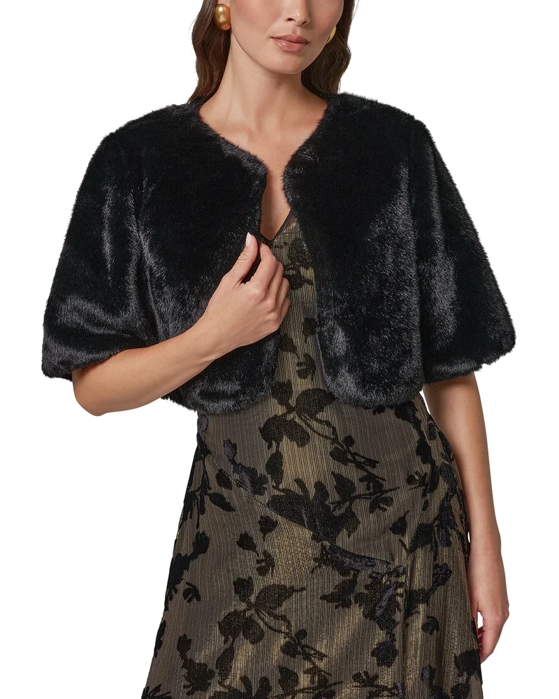 Faux Fur Shrug