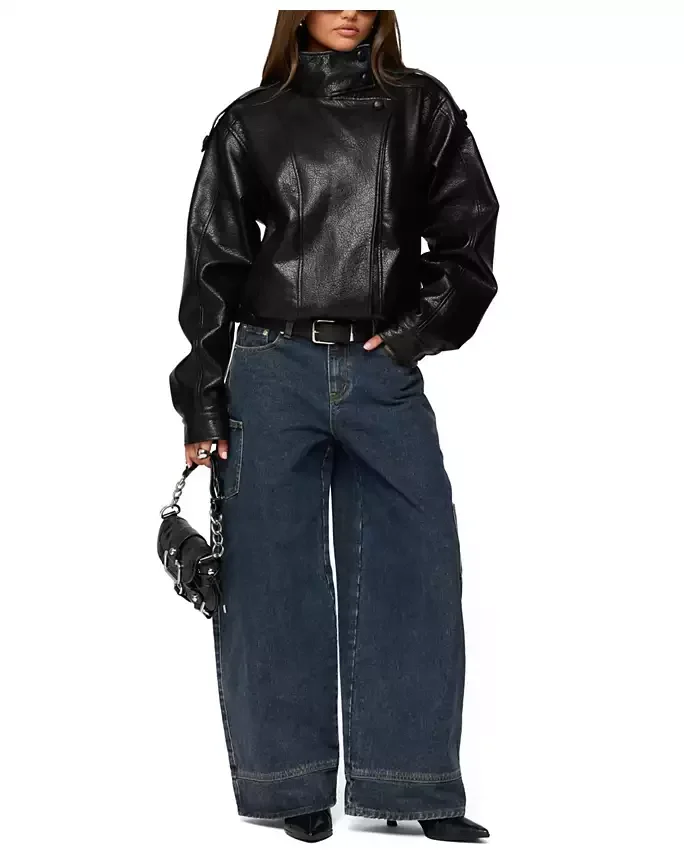Jaicee High Neck Oversized Jacket