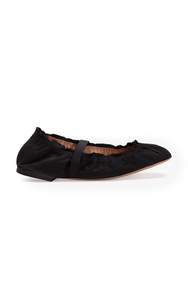 Flora Nylon Ballerina Flats