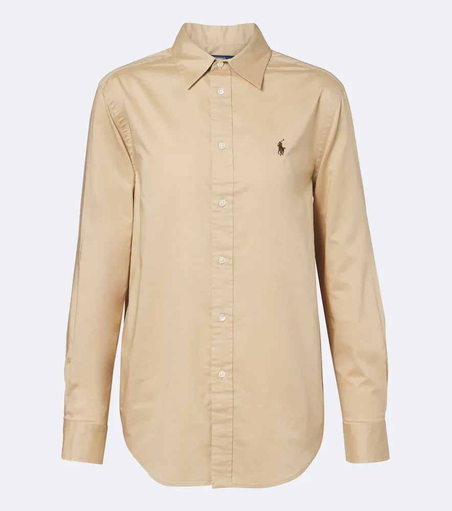 Cotton poplin shirt