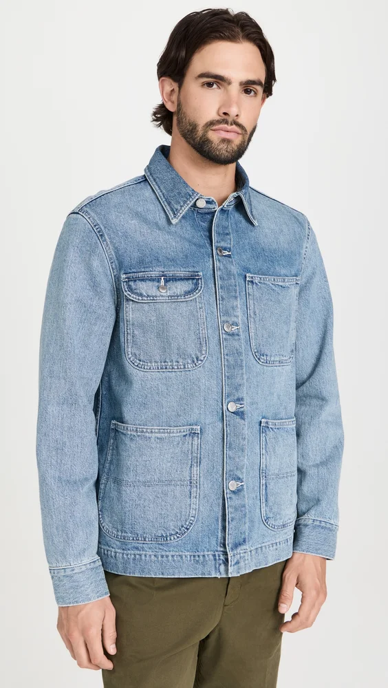 Work Jacket in Vintage Wash Denim