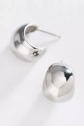 Dome Water-Resistant Huggie Earrings