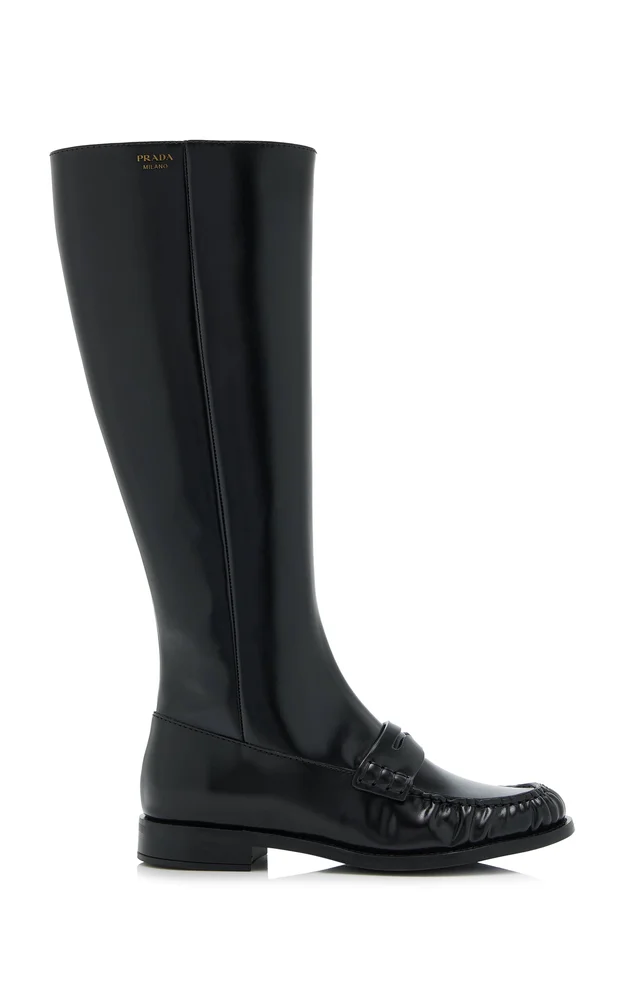 Leather Knee Boots