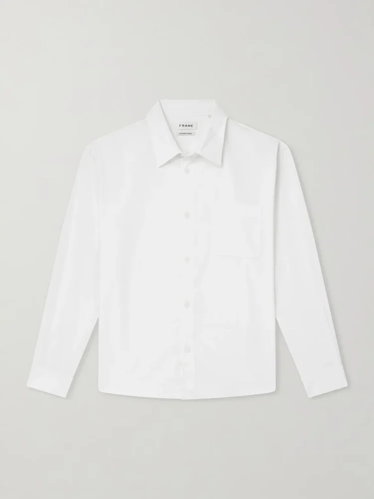 Lyocell, Linen and Cotton-Blend Shirt
