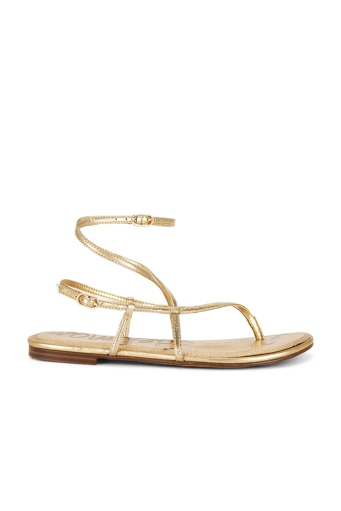 Clarra Sandal in Amber Gold