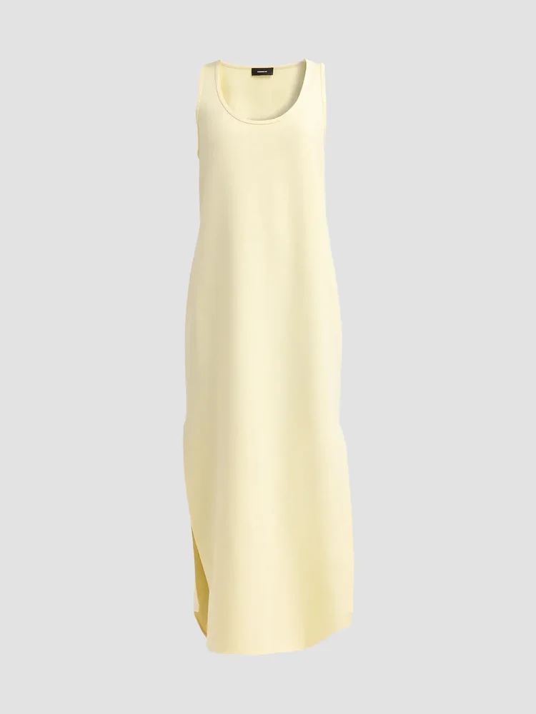 Side-Slit Tank Midi Dress
