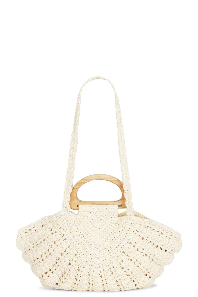 Hand Crochet Shell Clutch Bag