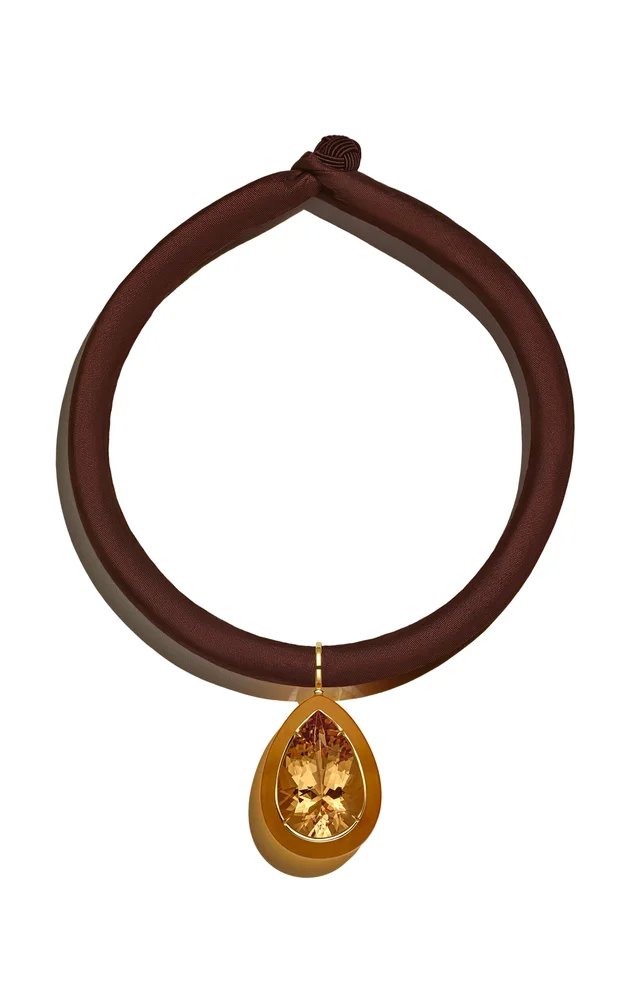 Yvonne Frames Citrine Necklace