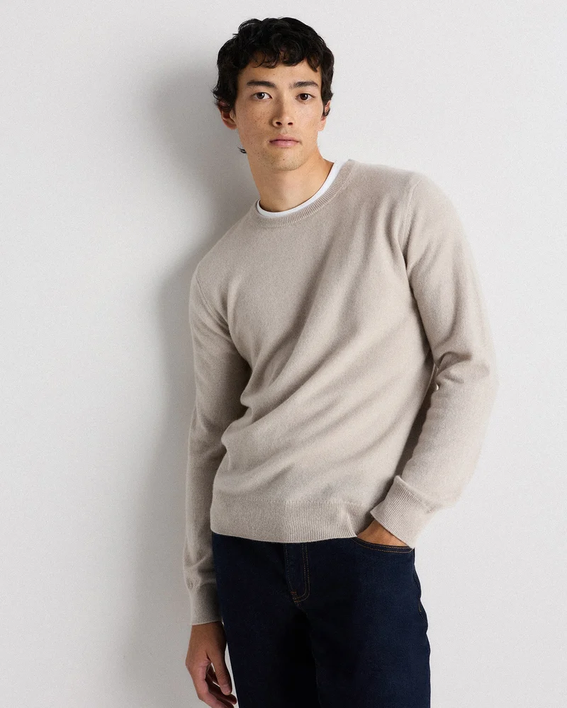 Mongolian Cashmere Crewneck Sweater
