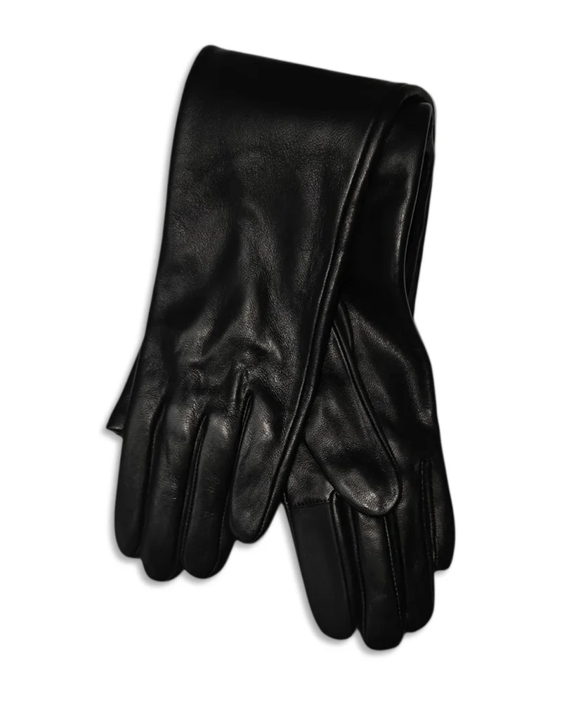 Long Leather Gloves