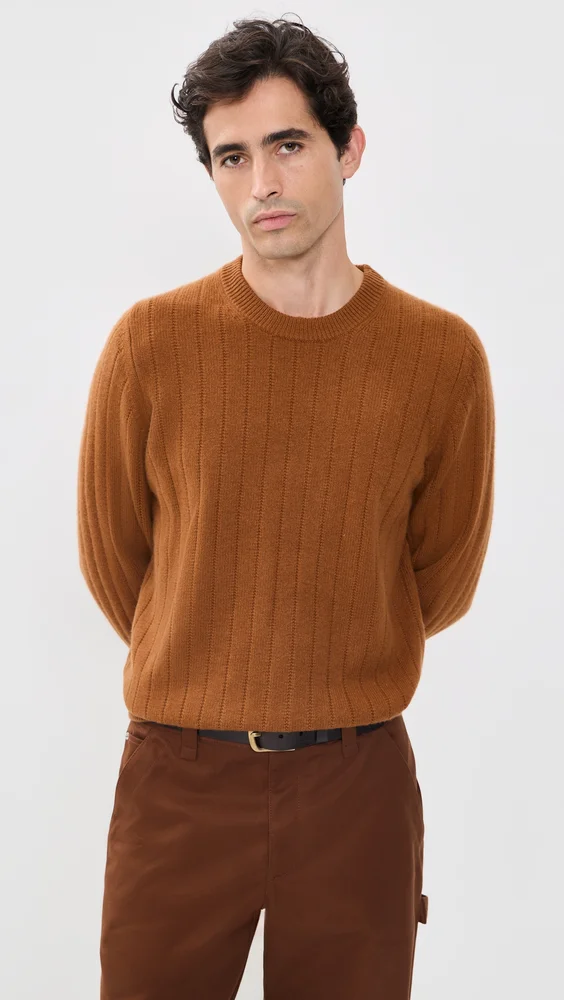 Rib Allday Cashmere Crew Sweater
