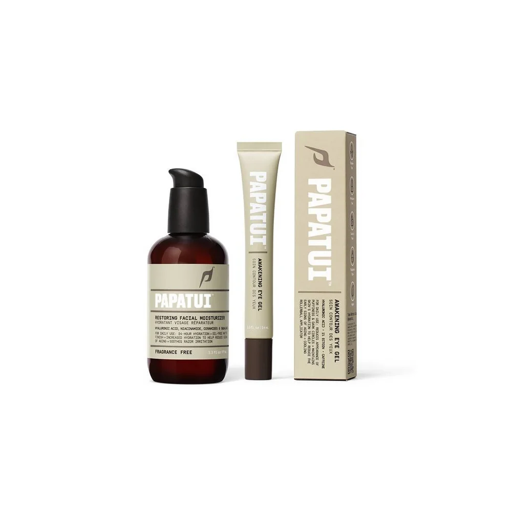 Unscented Face Moisturizer and Eye Cream Set