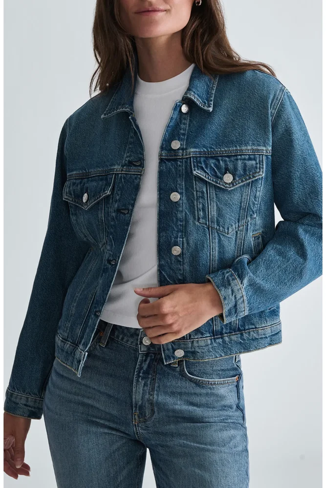 Rubie Denim Trucker Jacket (Mid Shaded Classic)