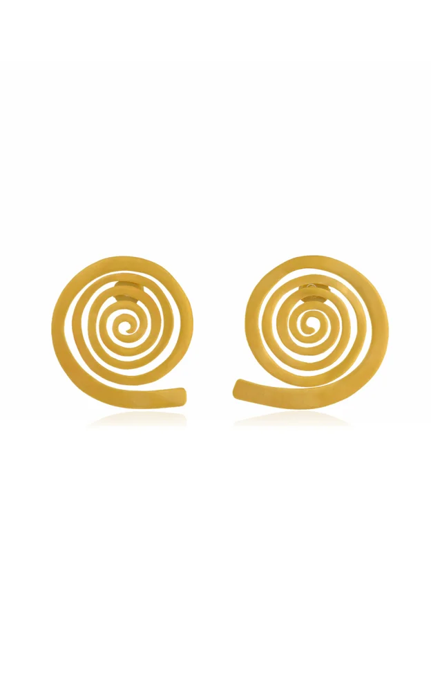 Wixa Solo 24K Yellow Gold-Plated Earrings